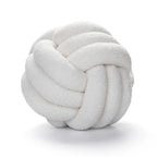 Boucle Knotted Round Decorative Throw Pillows