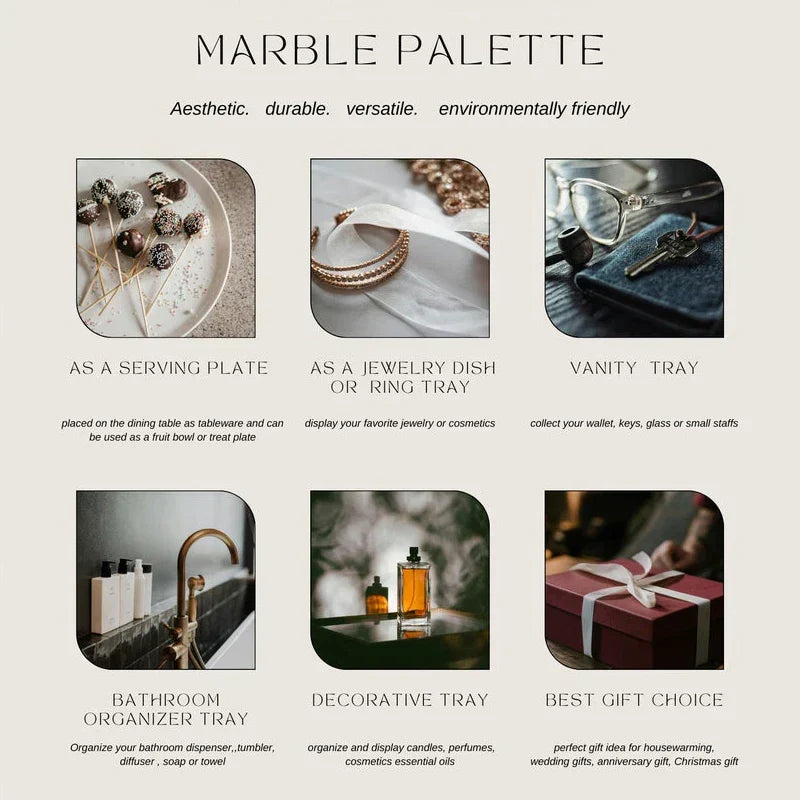 Beige Travertine Marble Plate