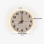 DecorBites™ LED Wall Lights Yellow Travertine Stone Modern Bedside Lamp