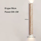 Long Wall Lamp with LED Stone Design