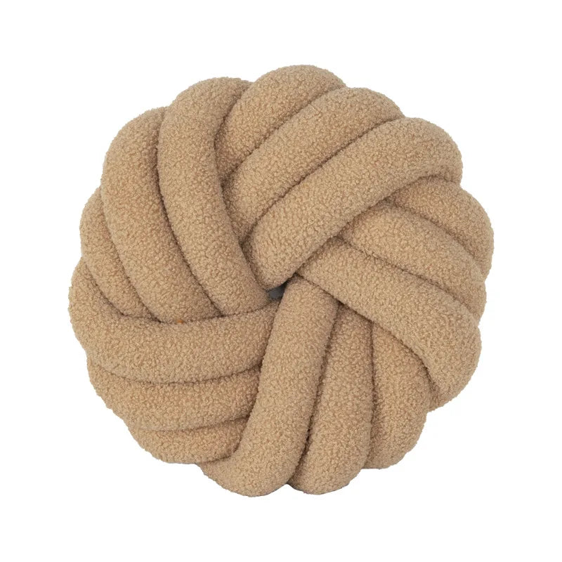 Knotted Ball Throw Pillow