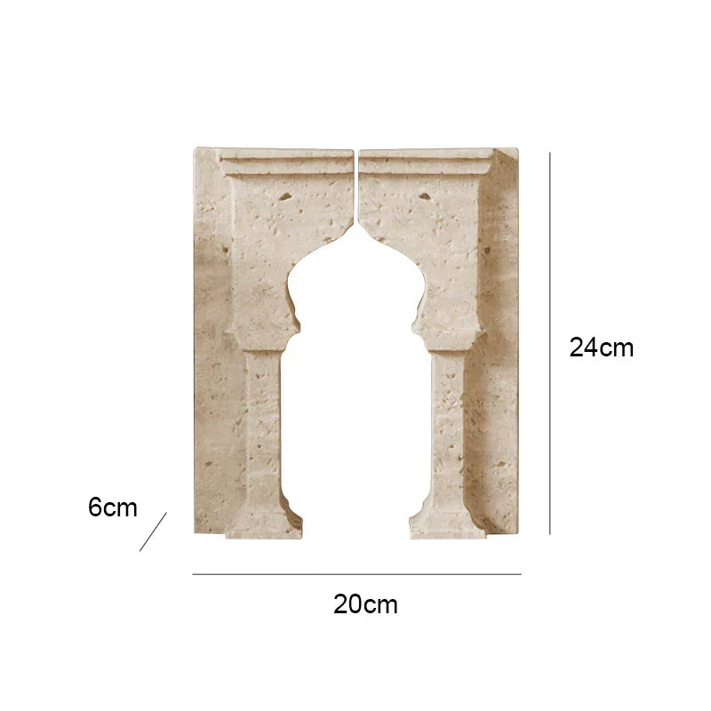 Travertine Sculpture Figurine Statue for Home Decor