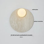 DecorBites™ Glass Globe LED Wall Lamp Nordic Modern Stone Bathroom Mirror Light