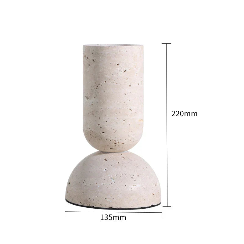 Travertine Sculpture Figurine Statue for Home Decor