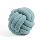 Boucle Knotted Round Decorative Throw Pillows