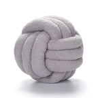 Boucle Knotted Round Decorative Throw Pillows