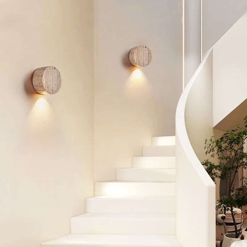 LED Stone Wall Lamp Sconce