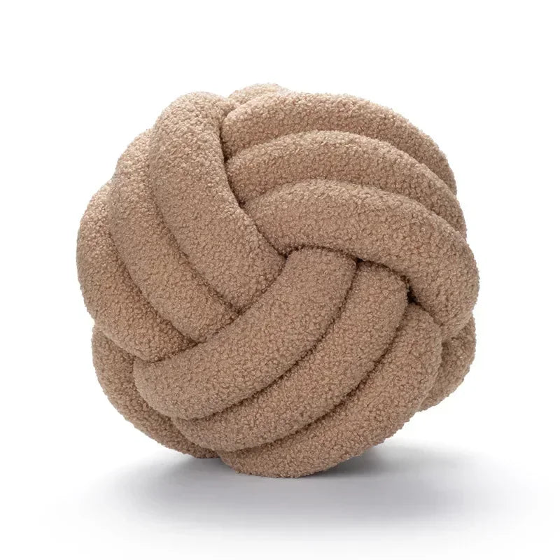 Knotted Round Pillow