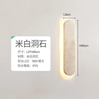 DecorBites™ Courtyard LED Wall Sconce - Modern Natural Stone Outdoor Waterproof Lamp