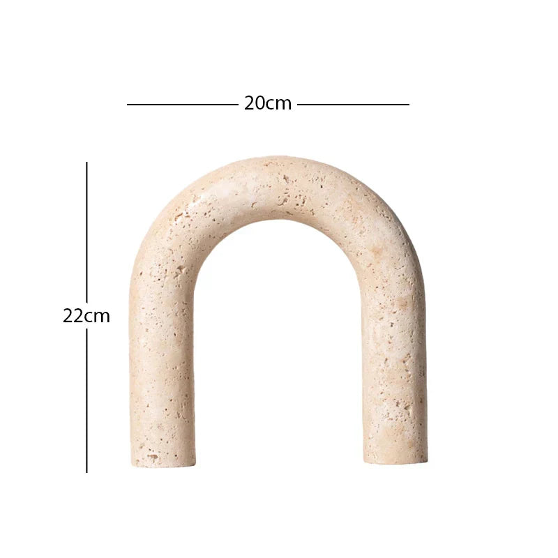 Travertine Sculpture Figurine Statue for Home Decor