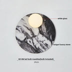 DecorBites™ Glass Globe LED Wall Lamp Nordic Modern Stone Bathroom Mirror Light