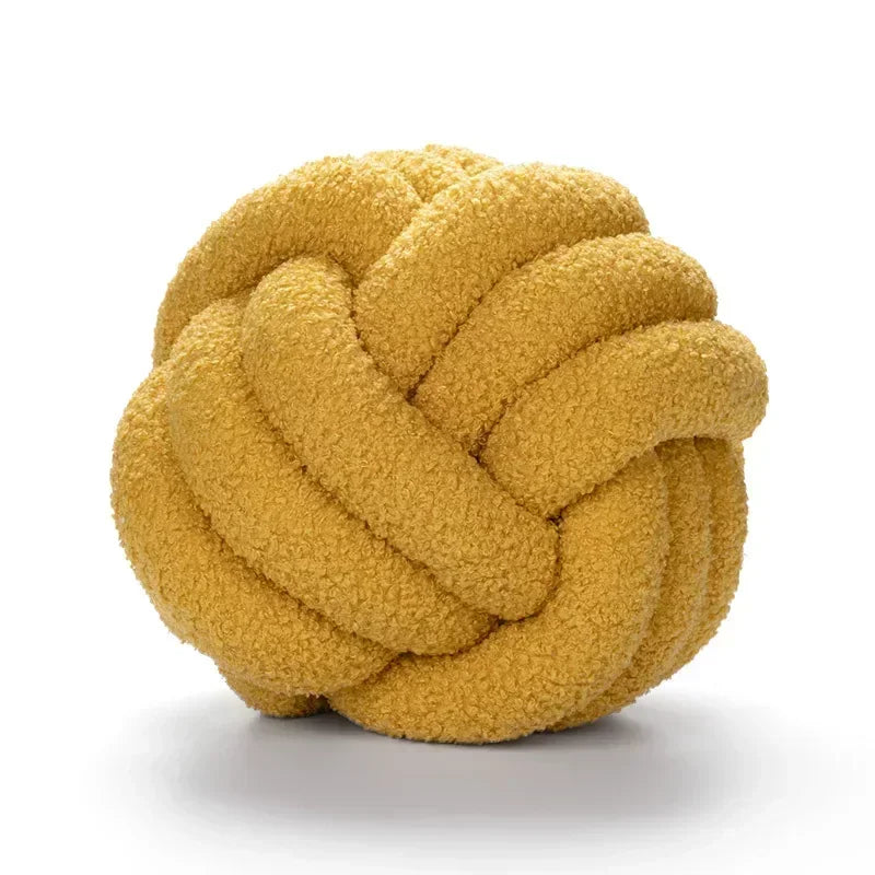 Knotted Round Pillow