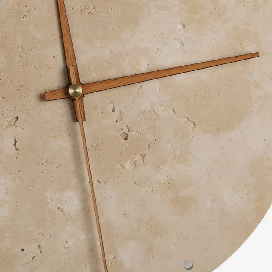 DecorBites™ LED Wall Lights Yellow Travertine Stone Modern Bedside Lamp