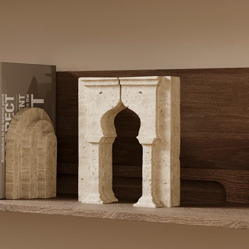 Travertine Sculpture Figurine Statue for Home Decor