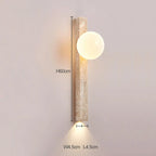 Cave Stone Wall Lamp Yellow