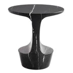 Toros Black Solid Marble End/Side Table