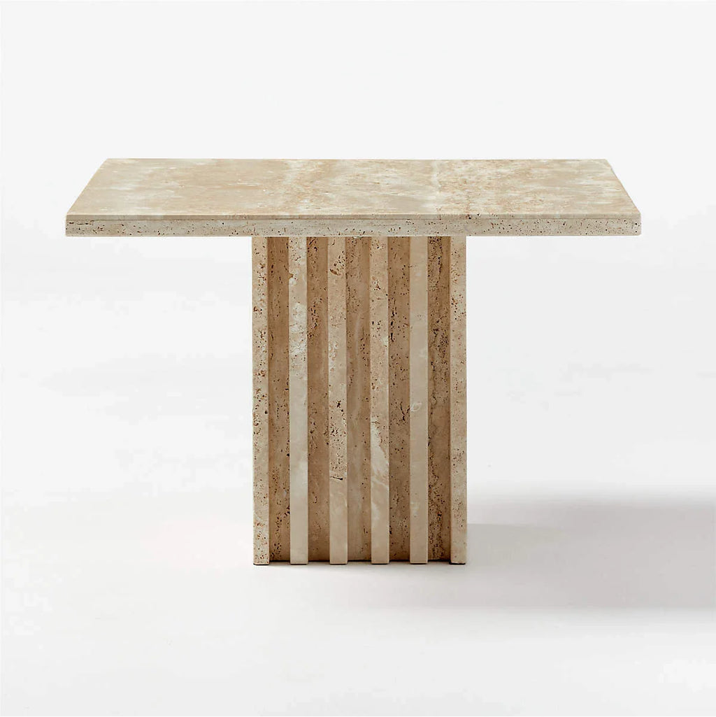 Troia Light Travertine Table
