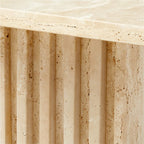 Troia Light Travertine Table