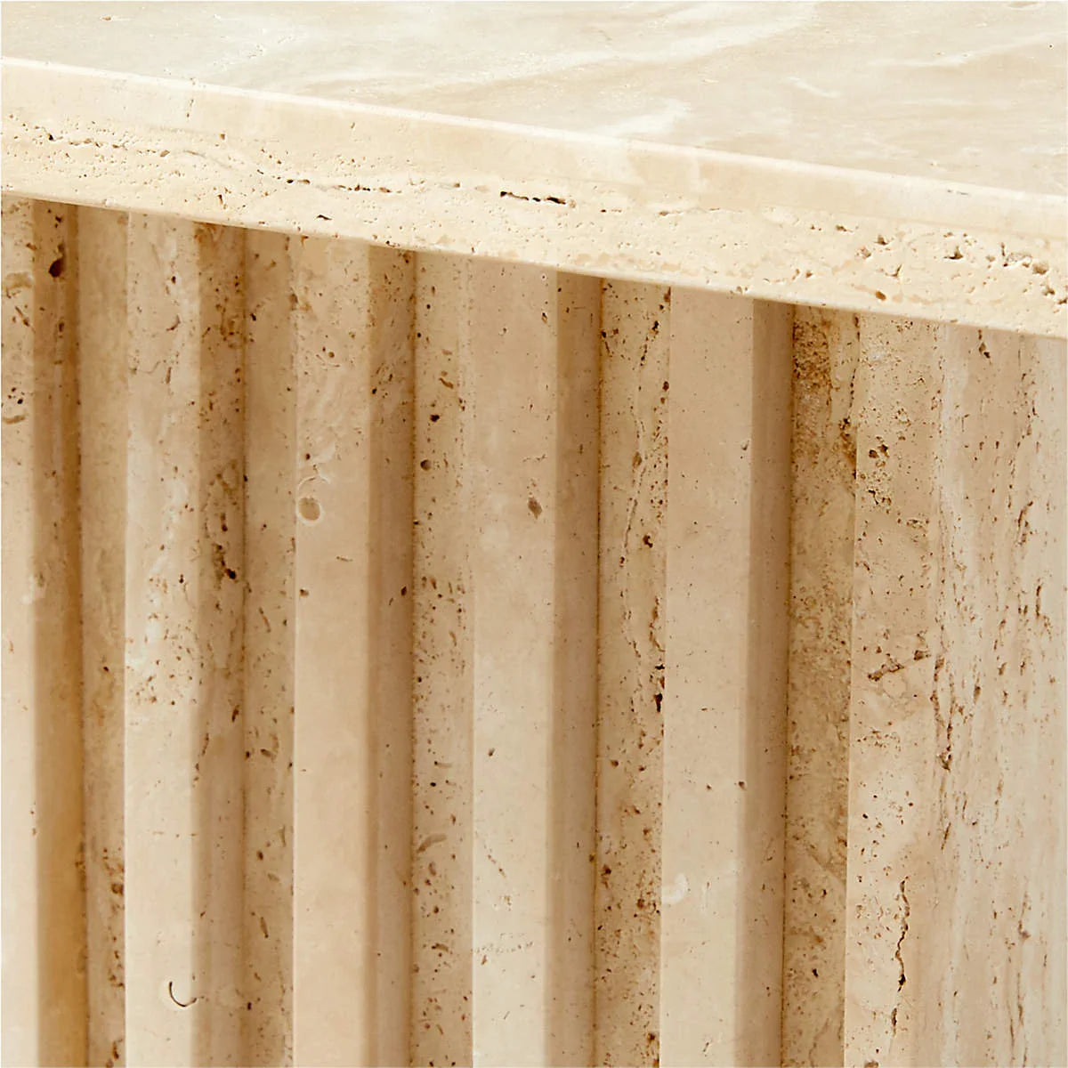 Troia Light Travertine Table