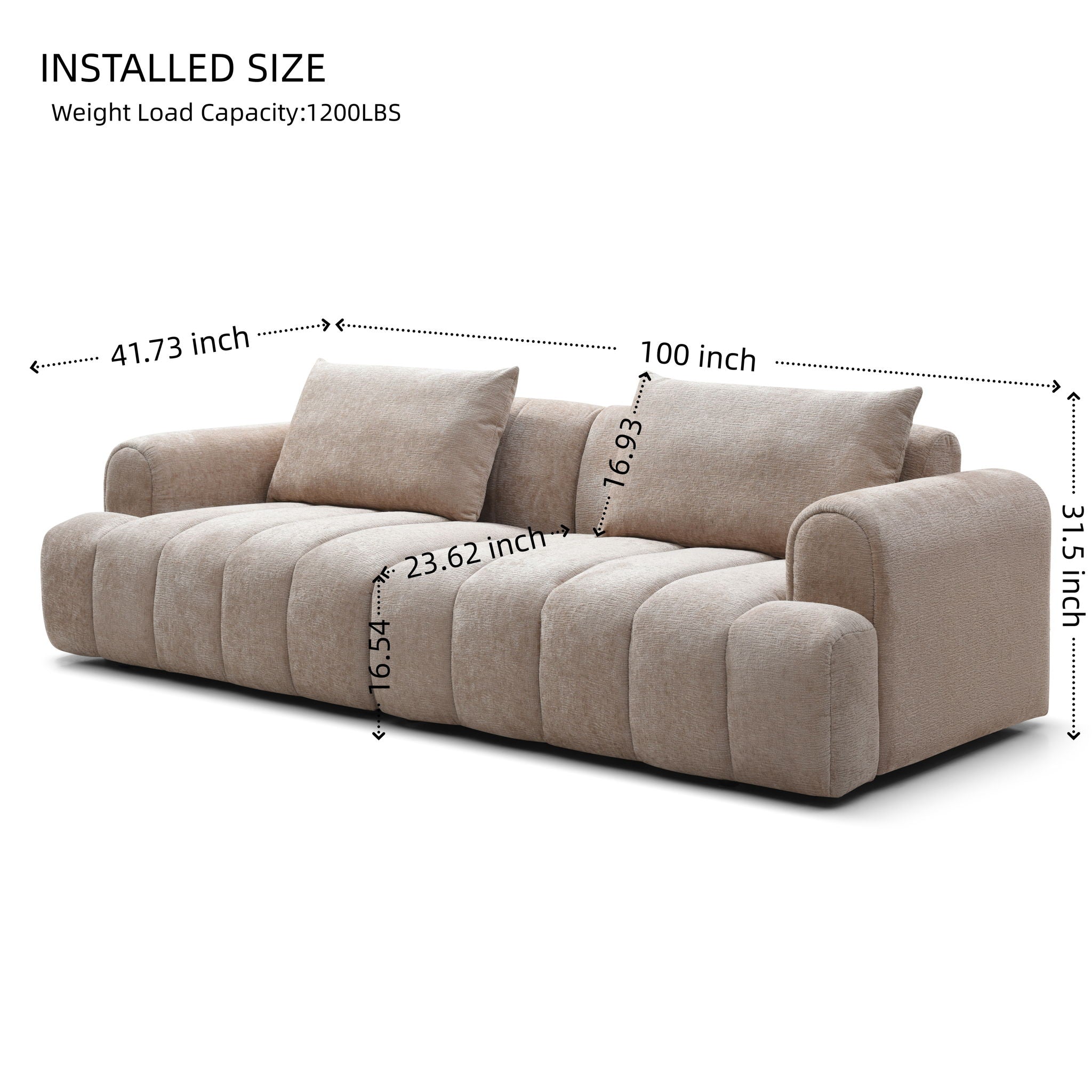 4 Seater Sectional Sofa