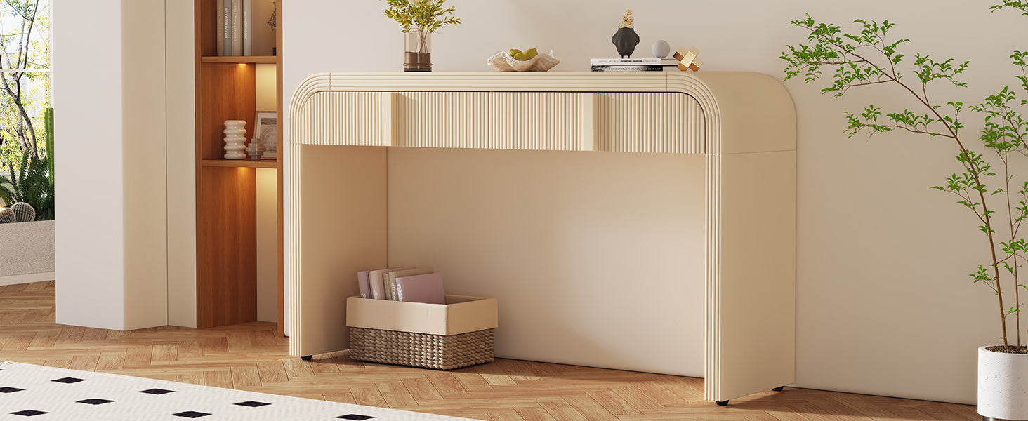 Fluted Console Table