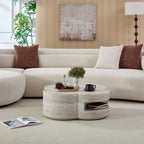 Clover Marble Round Coffee Table