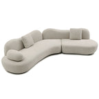 Modern Curved Modular 5 Seater Sofa