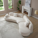 Modern Curved Modular 5 Seater Sofa