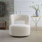 Swivel Teddy Barrel Chair