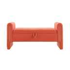 Teddy Upholstered Large Bed End Bench With Storage