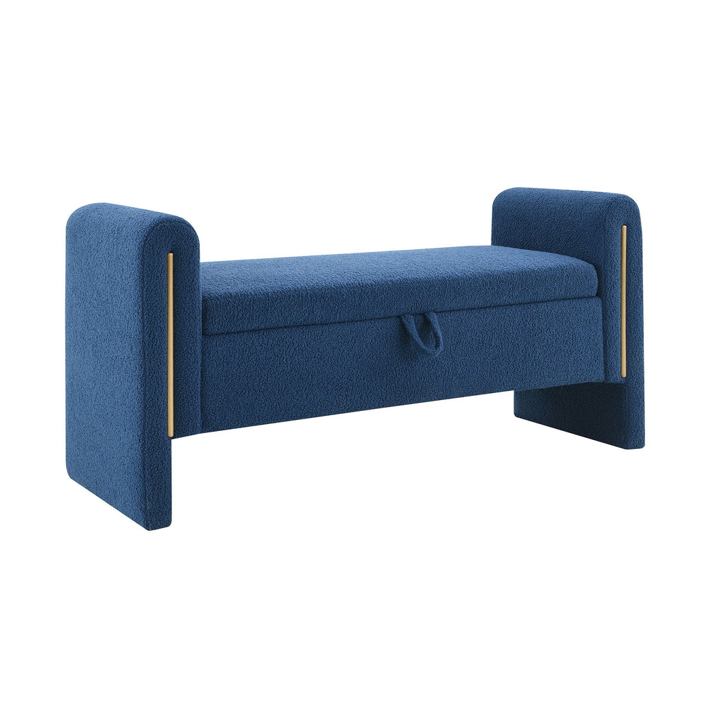 Teddy Upholstered Large Bed End Bench With Storage