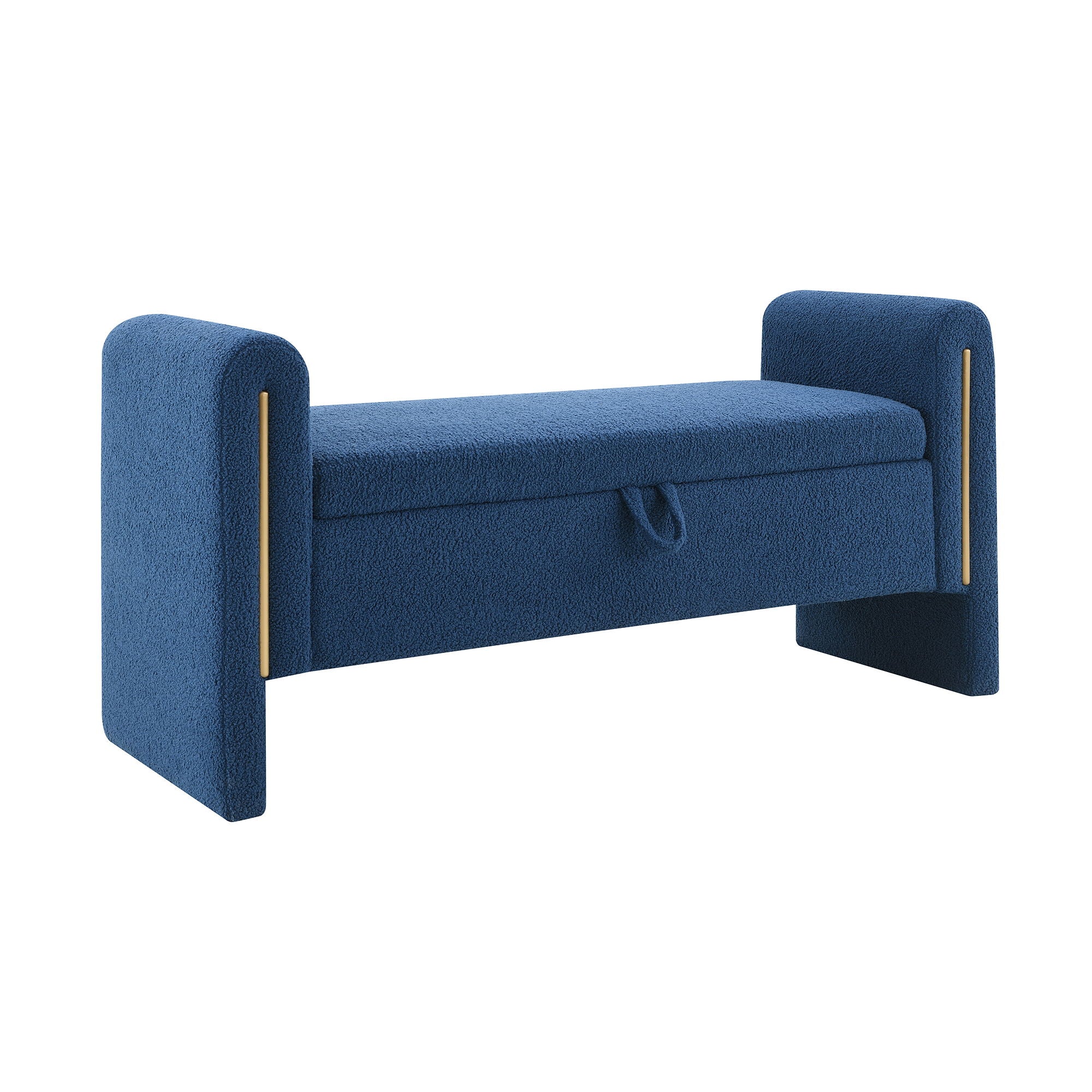 Teddy Upholstered Large Bed End Bench With Storage