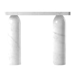 Carrara White Marble Console