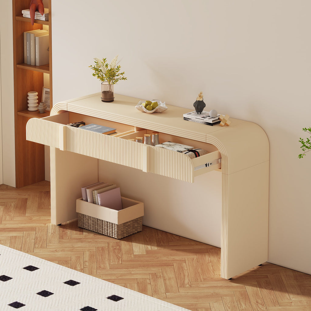Fluted Console Table