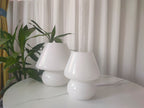 Glass Mushroom Table Lamp