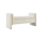 Teddy Upholstered Large Bed End Bench With Storage