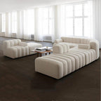 Velvet Curved Sofa Combination