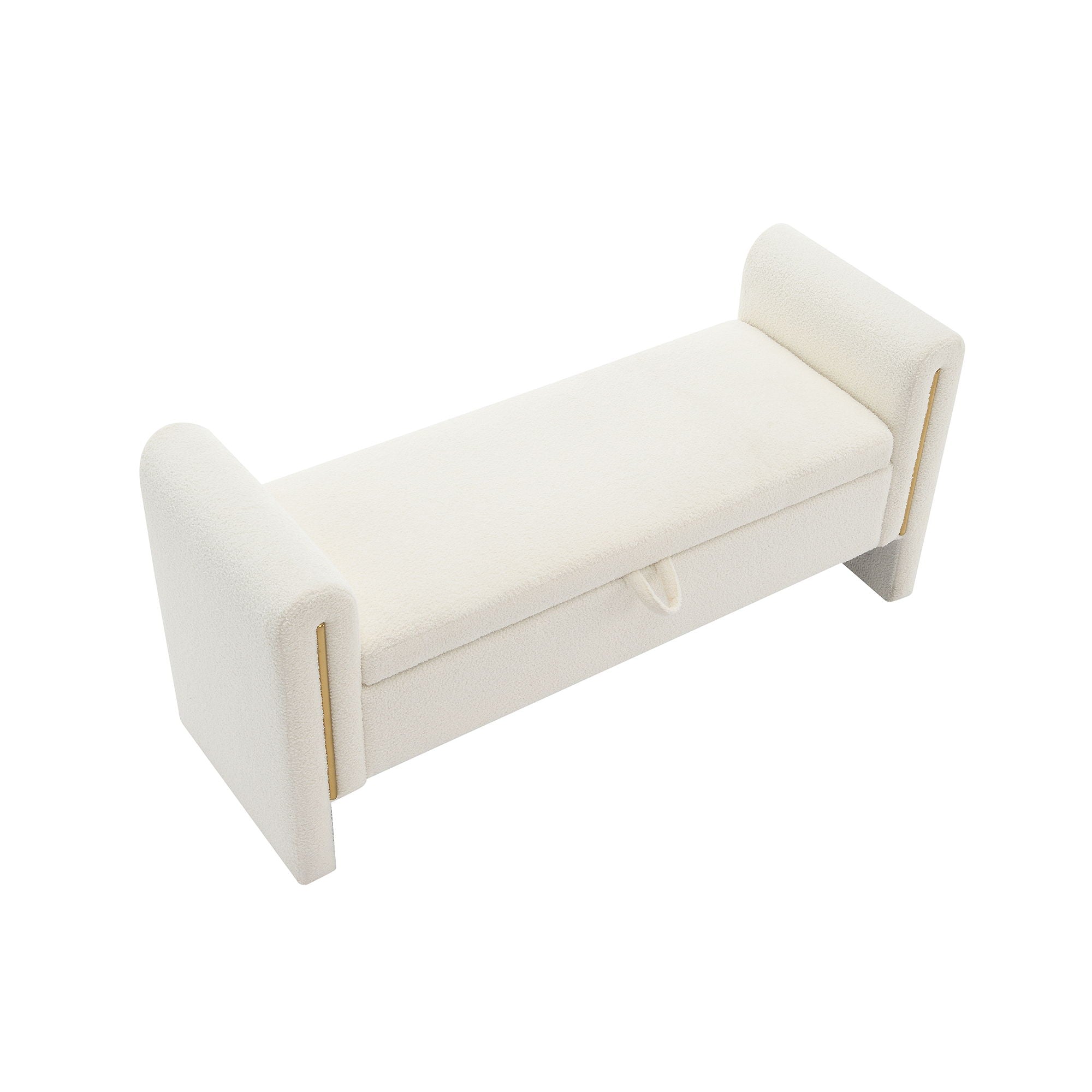 Teddy Upholstered Large Bed End Bench With Storage