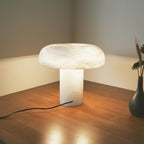 Alabaster Mushroom Table Lamp