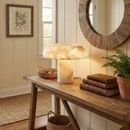Alabaster Mushroom Table Lamp