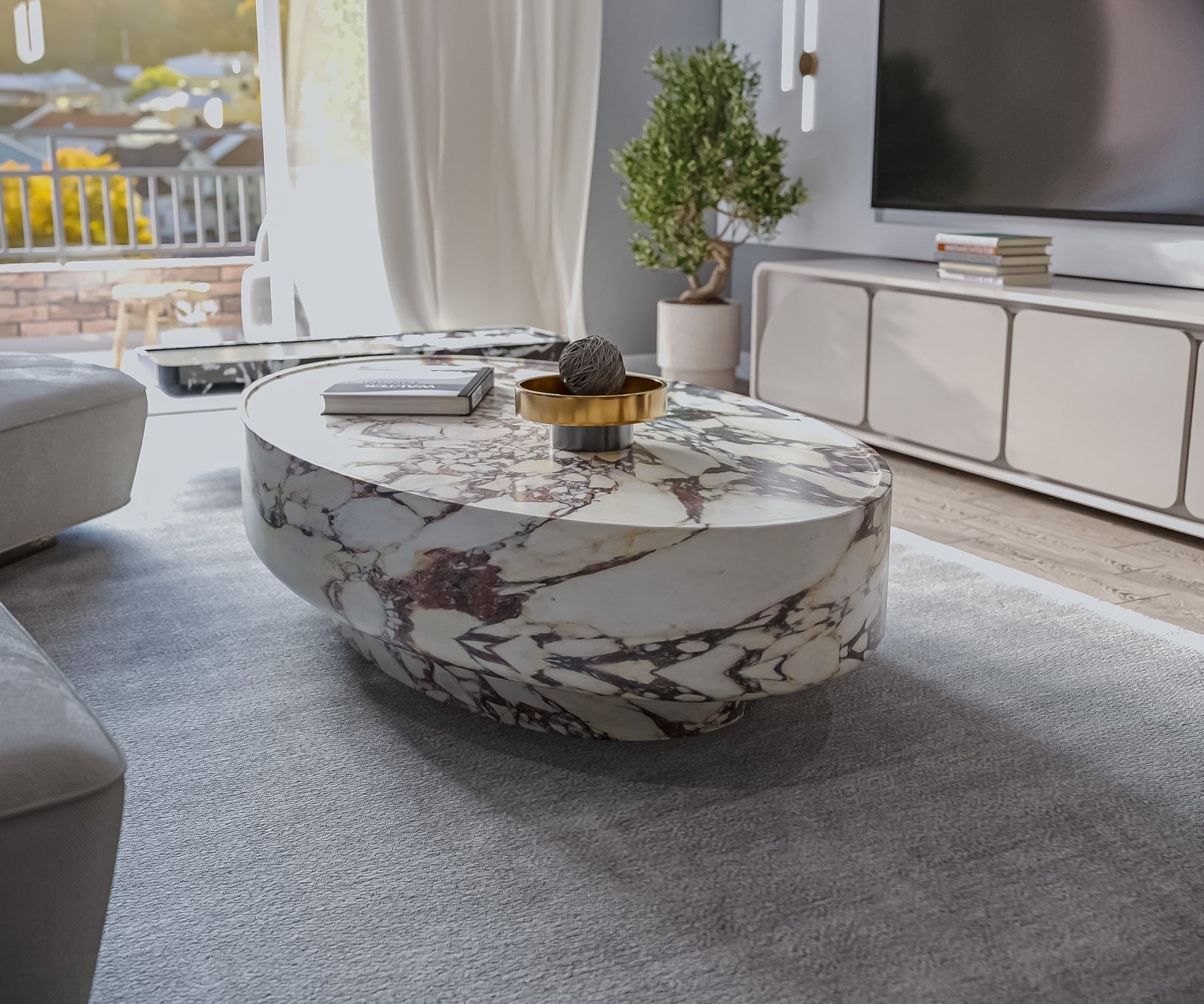 Romolo Oval Coffee Table