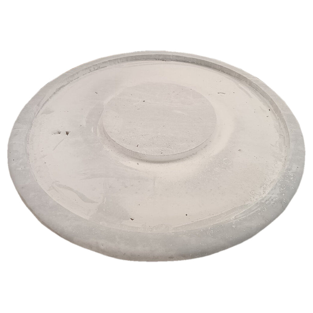 Silver Travertine Round Table
