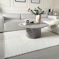 Silver Travertine Round Table