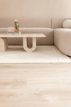 Troia Light Travertine Coffee Table U Shape