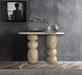 Troia Light Travertine Console