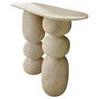 Troia Light Travertine Console