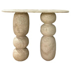 Troia Light Travertine Console