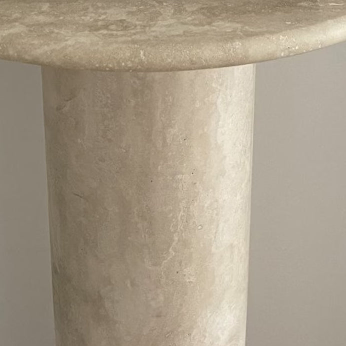 Troia Light Travertine Console
