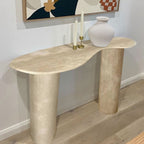 Troia Light Travertine Console