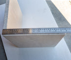 Troia Light Travertine Oval Coffee Table